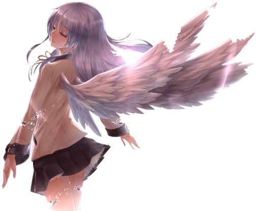 Resultado De Imagen Para Anime Girl Png Tumblr Anime - Kanade Tachibana (610x431), Png Download