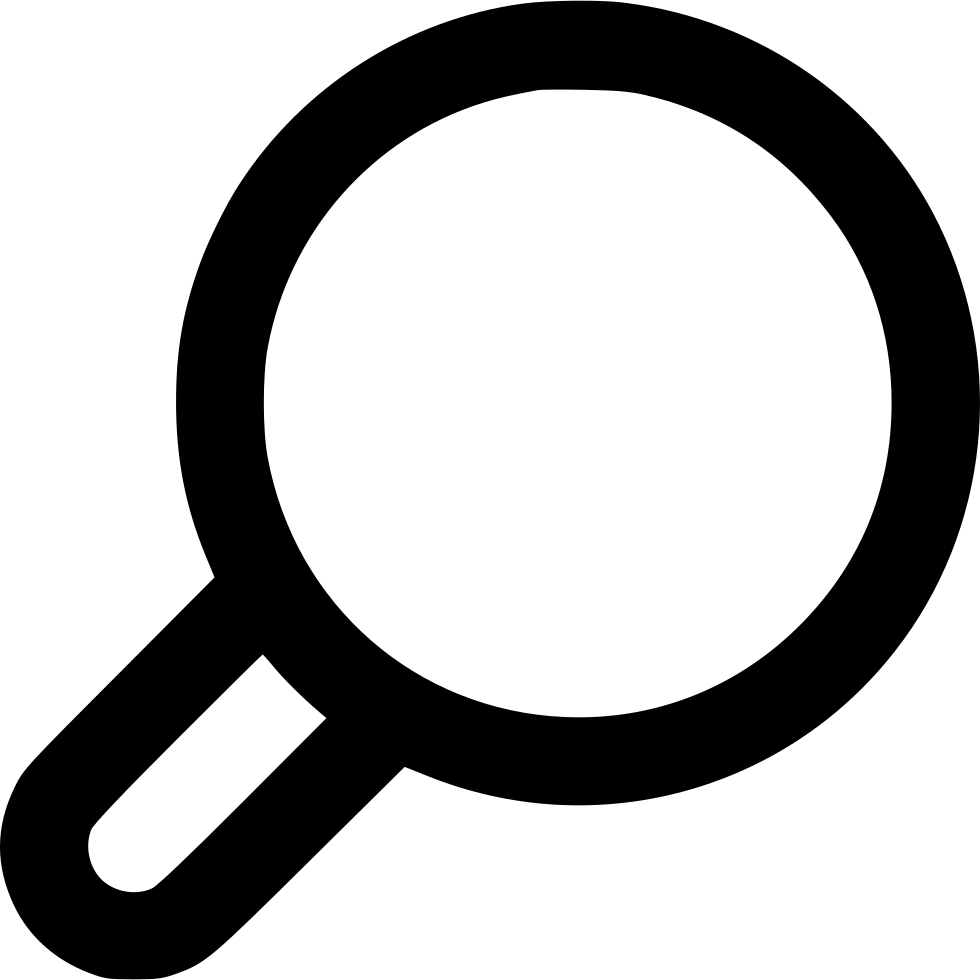 Hand Mirror - - Magnifying Glass (980x980), Png Download