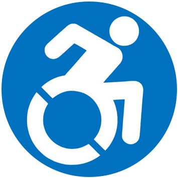 Handicap Access Hotel & Cabins Grand Lake Colorado - Accessibility Symbol (355x355), Png Download