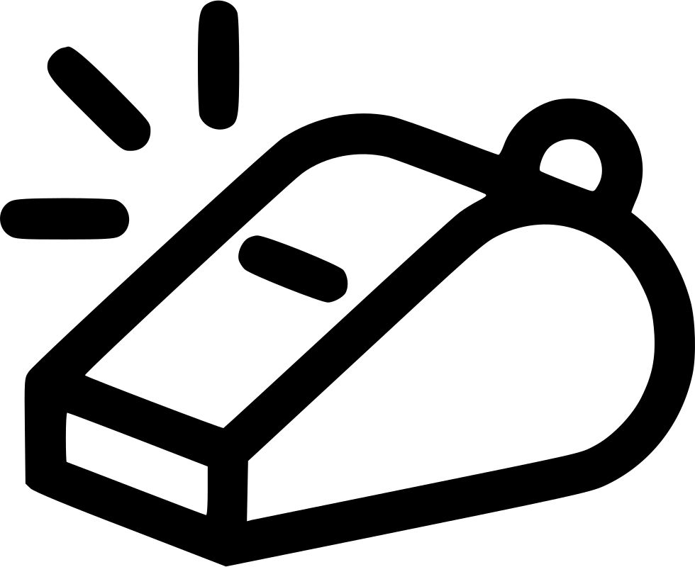 Png File - Whistle Black And White Png (980x800), Png Download