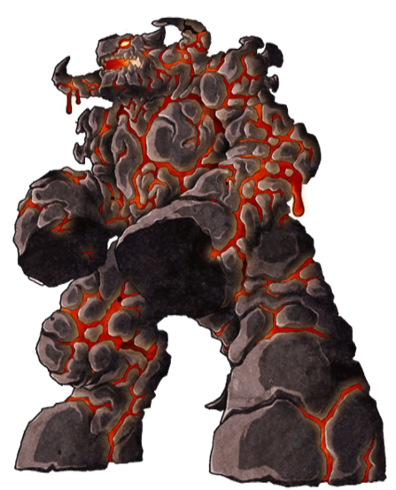 Fire Golem Transparent - Fire Golem Png (480x640), Png Download