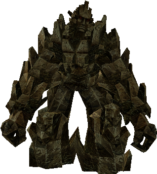 Giant Rock Golem - Arch (335x370), Png Download