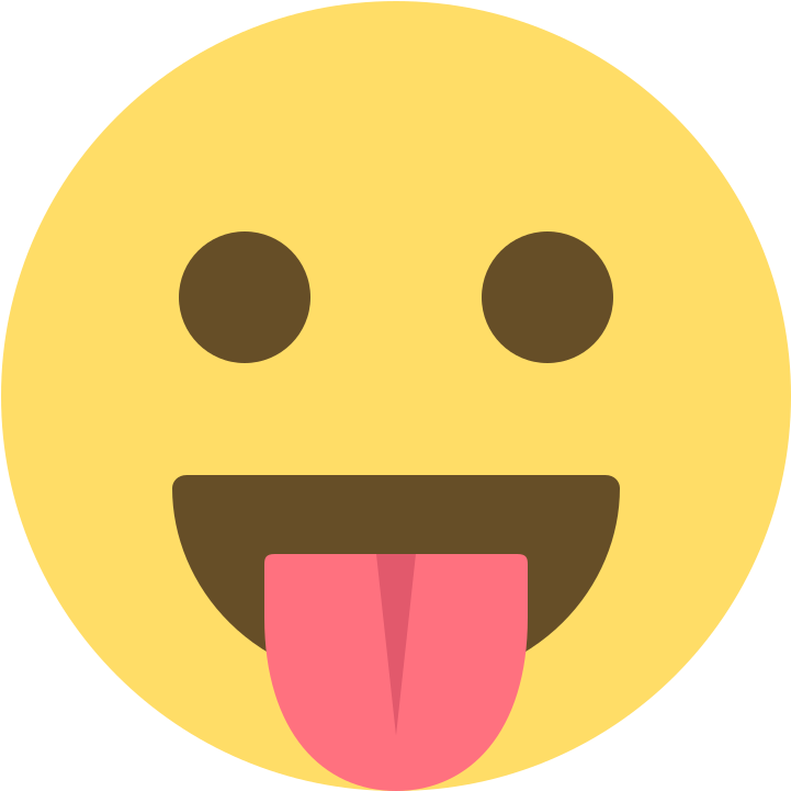 File - Emojione Slevi1 - Mit - Edu - Wikimedia Commons - Stuck Out Tongue Winking Eye Emoji (768x768), Png Download