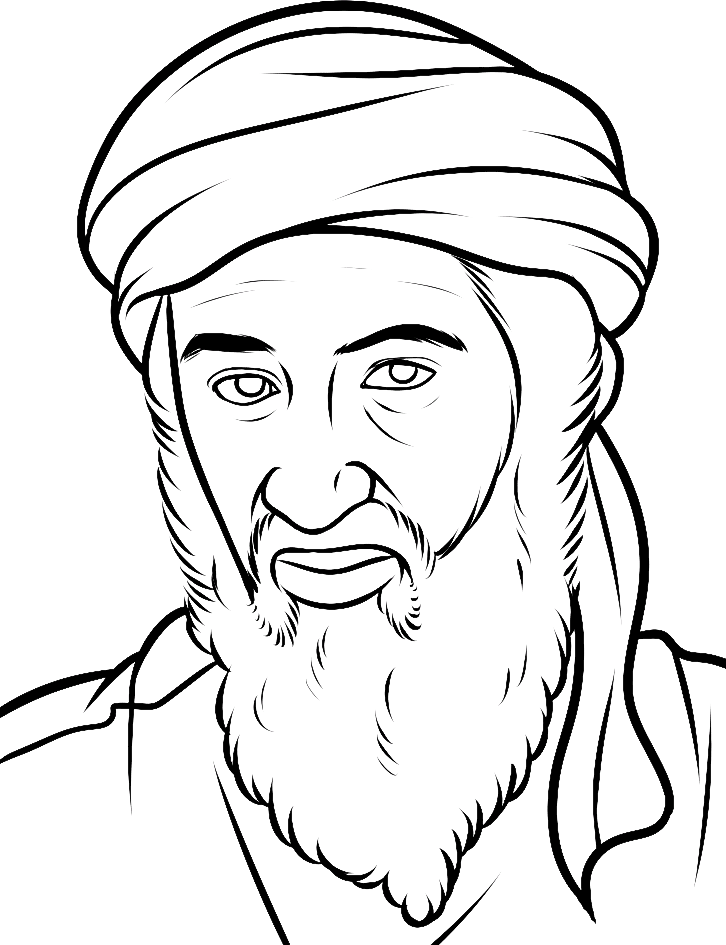 Osama Bin Laden (726x945), Png Download