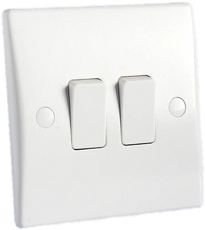 Light Switch Double - Television (400x400), Png Download