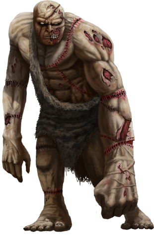 Flesh Golem - Golem De Carne D&d (310x474), Png Download