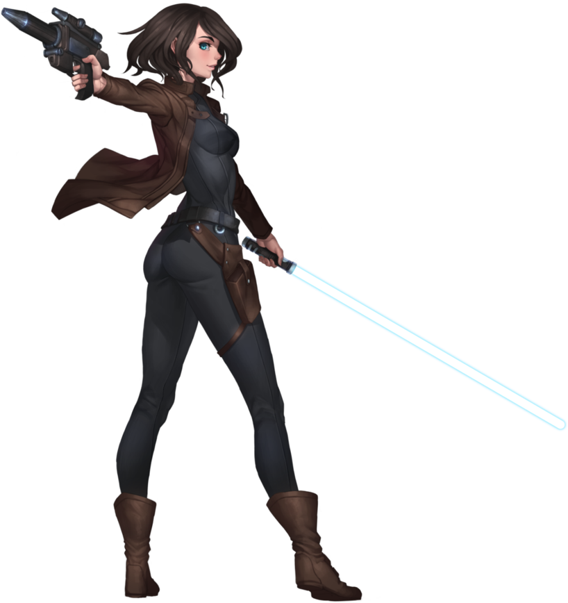 Rena Javess, Anti-sith Chapter Jedi Knight By Shoguneagle - Star Wars Female Sith Art (867x921), Png Download