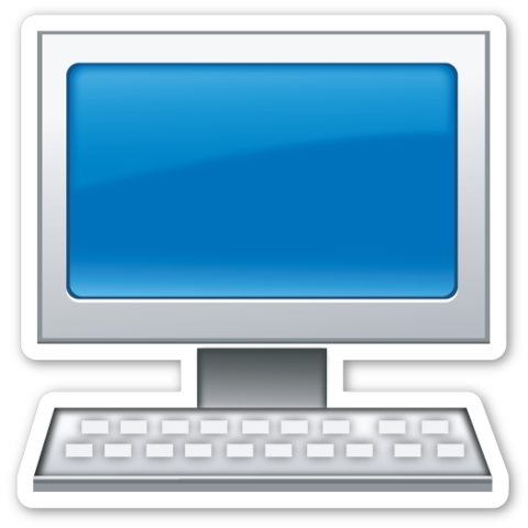 Personal Computer - Computer Emoji Png (480x480), Png Download