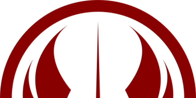 Nearly 200,000 Followers Make Jedi Most Popular Alternative - Red Jedi Order Symbol (640x320), Png Download