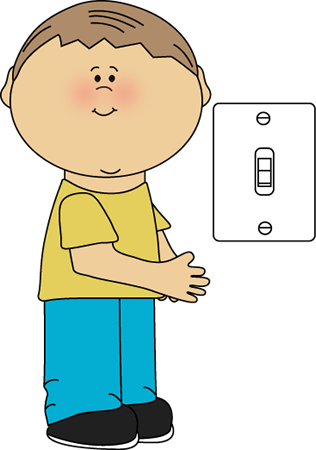 Light - Turn Lights Off Clipart (316x450), Png Download