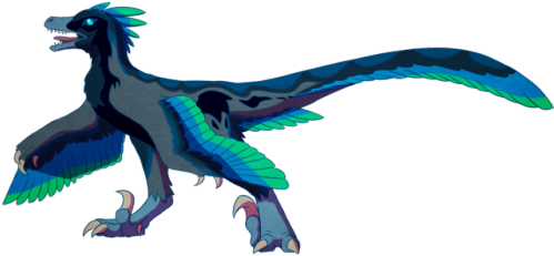 Drawn For Art Fight - Dragon (500x241), Png Download