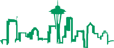 Seattle Tshirts, Crewnecks, Hoodies, Belts, Decals, - Seattle Skyline Decal (553x553), Png Download