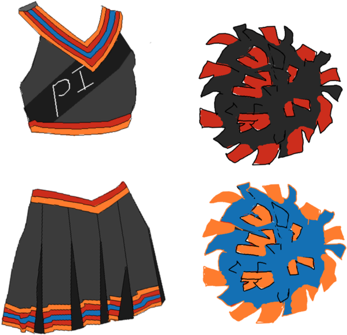 Discount Cheerleading Uniforms Sport - Cheerleading Uniform Png (832x960), Png Download