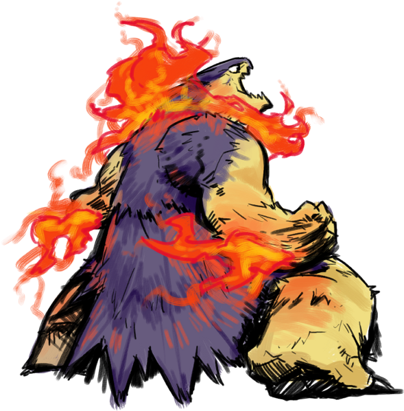 Typhlosion - Pokémon (614x611), Png Download