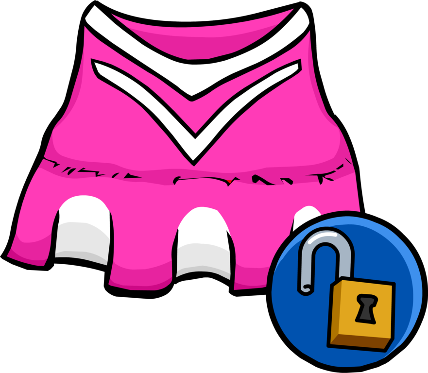 Image Bubblegum Outfit Png Club Penguin Wiki - Club Penguin Pink Cheerleader Outfit (881x768), Png Download