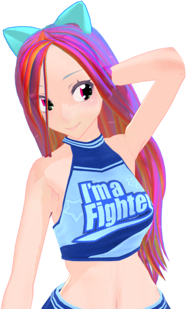 262kib, 1191x670, Cheerleader - Cheerleader Mmd (1191x670), Png Download