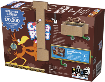 Cocoa Puffs Wedge - Cocoa Puff Wedge (474x355), Png Download