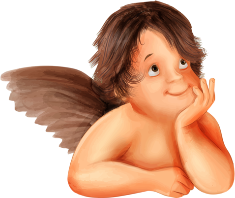 Angel Delightsheets - Pergaminho Com Anjos Católicos (500x401), Png Download
