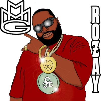 Rick Ross Psd - Rick Ross (400x399), Png Download