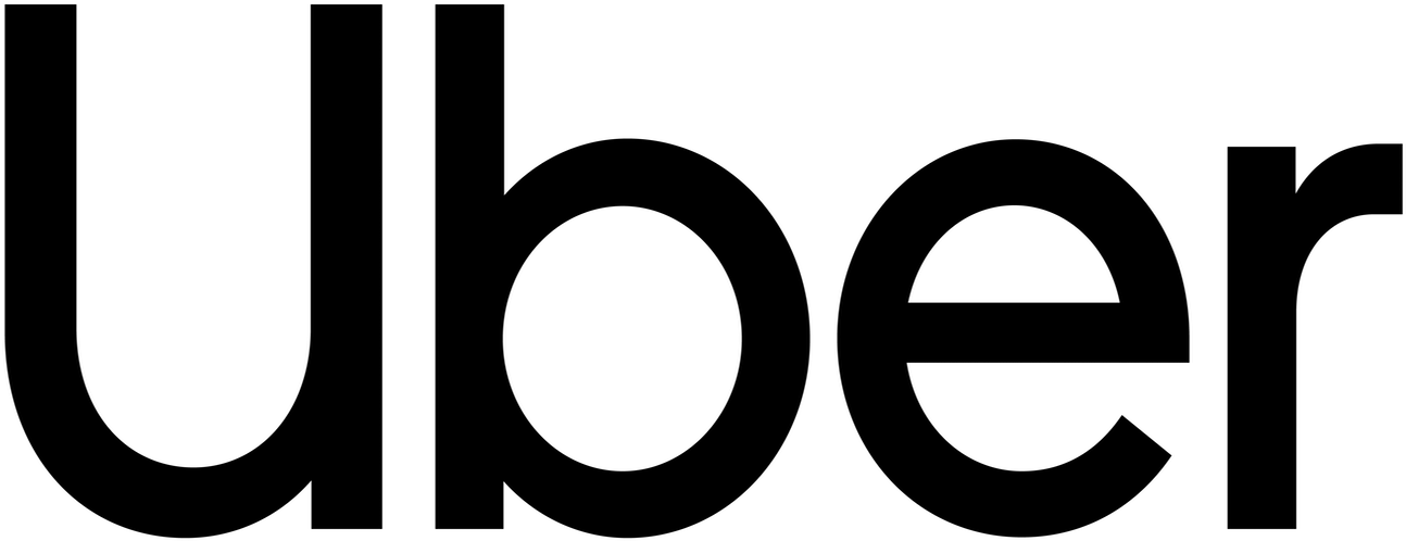 Uber Unveiled Their New Logo And A New Custom Typeface - Uber New Logo 2018 (1800x980), Png Download