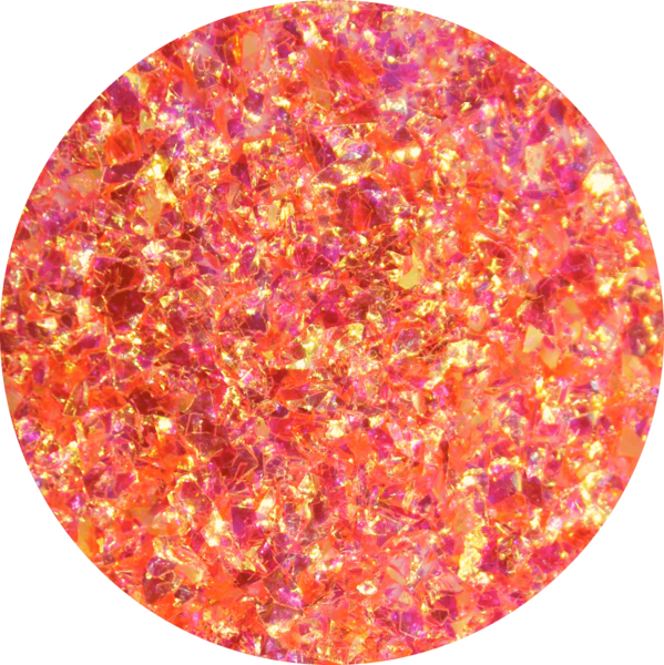 Bulk Flakes - Art Glitter Dazzlers - Dreamsicle (599x600), Png Download