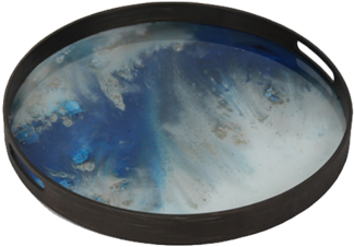 Previous - Notre Monde Blue Mist 48 Cm Dienblad / Tafel-dienblad (1000x533), Png Download