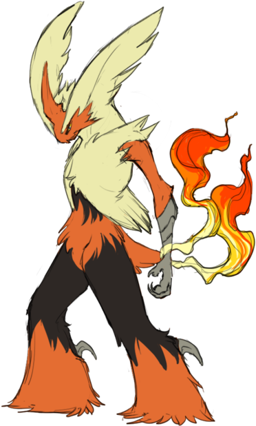 Blaziken , - Portable Network Graphics (500x643), Png Download