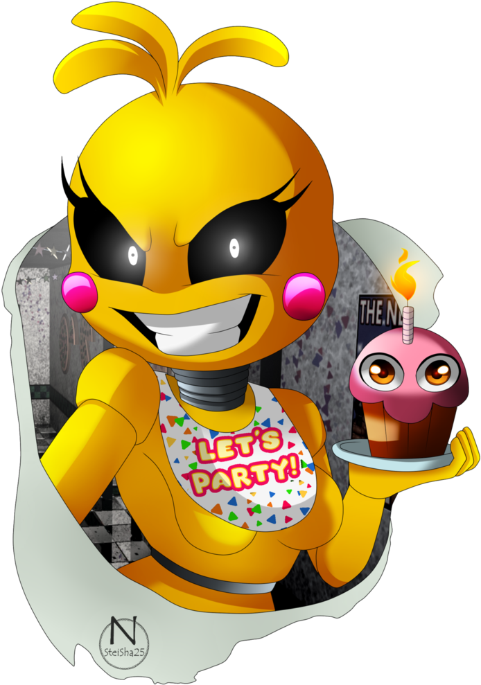 Toy Chica Sonic Style By N Steisha - Toy Chica (744x1074), Png Download