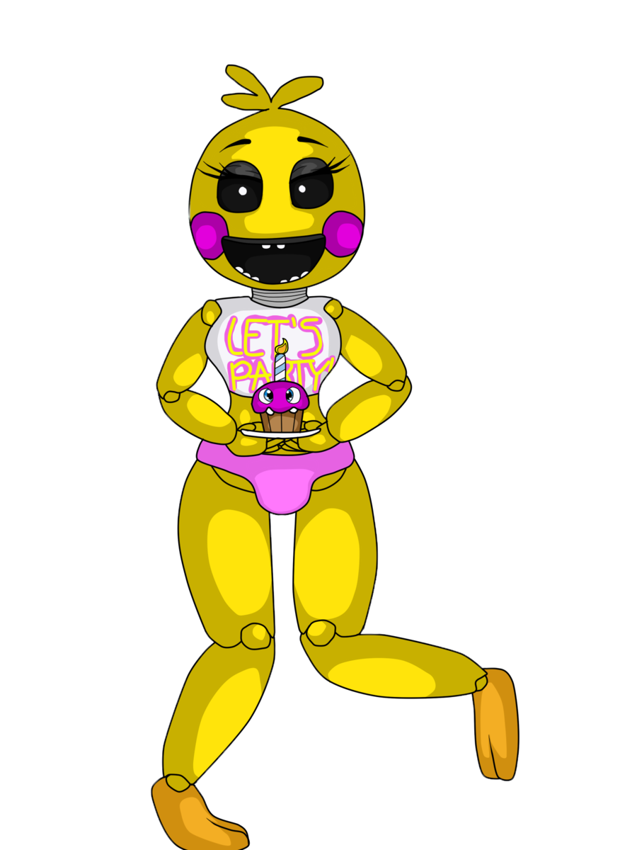 Fnaf Chica Clipart Five Nights At Freddy's 2 Five Nights - Toy Chica Fnaf Png (900x1200), Png Download