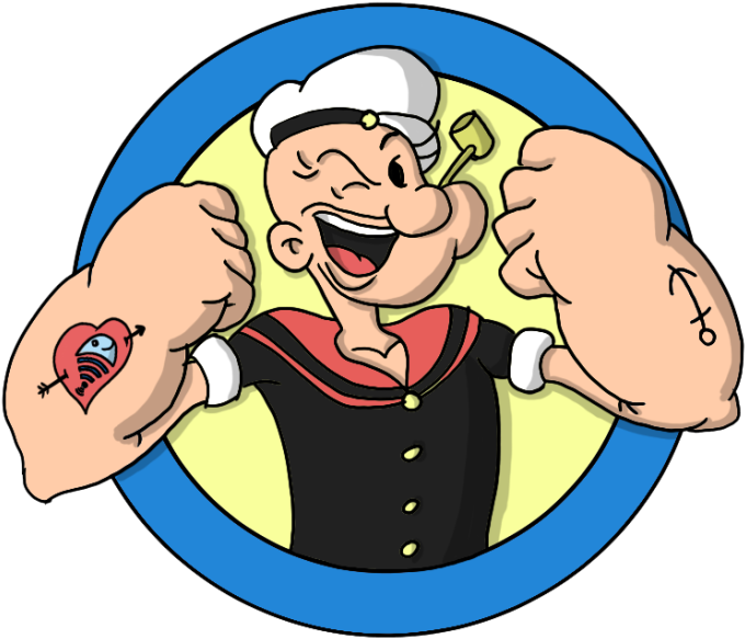 Popeye Popeye 10 Png - Erin Raney Arizona Game And Fish (730x633), Png Download