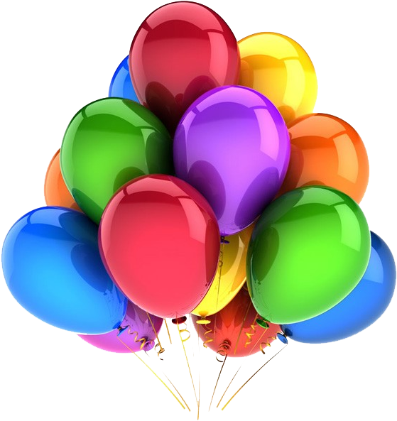 Your Party - Globos De Cumpleaños Png (564x600), Png Download