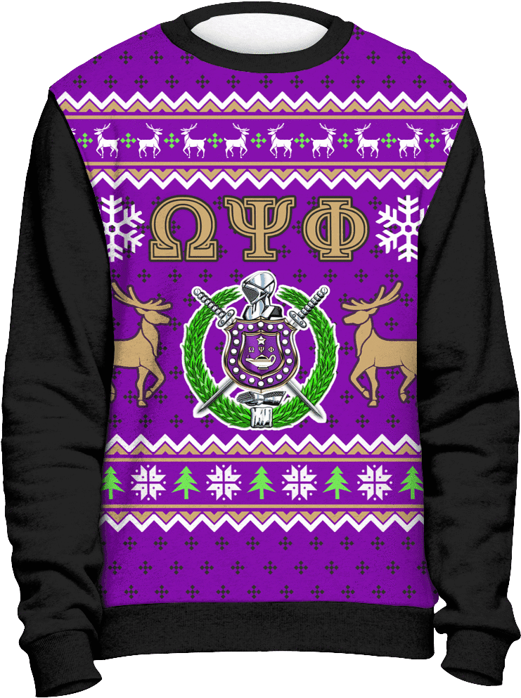 Delta Sigma Theta Ugly Sweater (1024x1024), Png Download