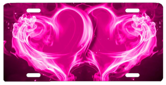 Pink Flame Hearts - Blue And Orange Heart (600x400), Png Download