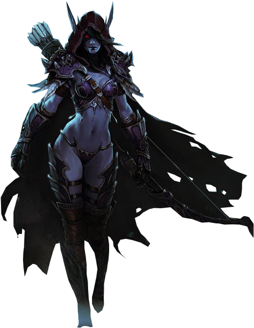 Sylvanas - Sylvanas Windrunner Png (684x1000), Png Download