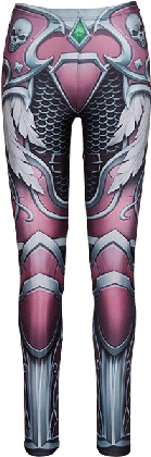 Warchief Sylvanas Leggings By Wild Bangarang - Leggings (525x525), Png Download