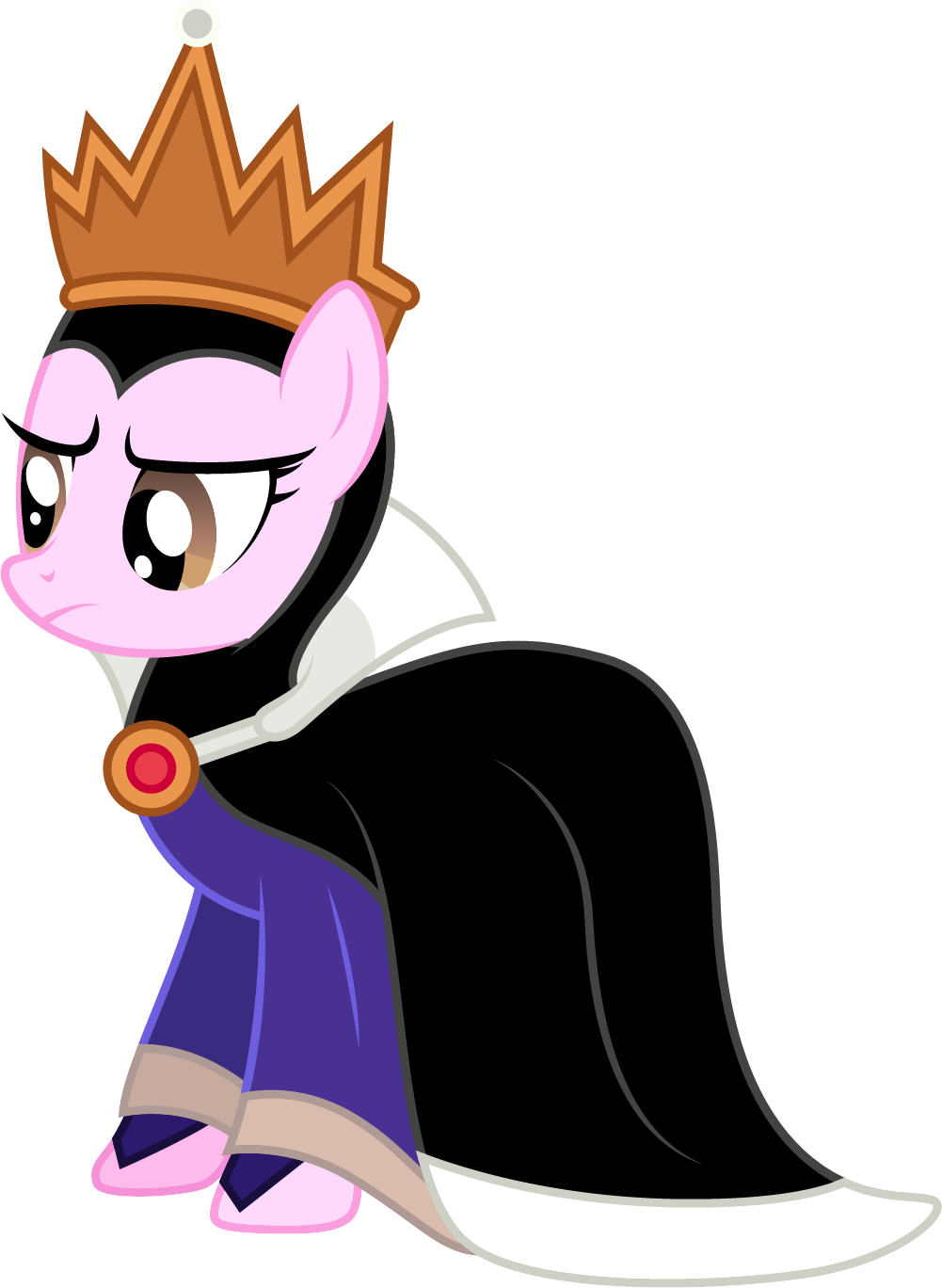 Cloudyglow, Clothes, Clothes Swap, Cosplay, Costume, - Snow White Queen Pony (1001x1368), Png Download