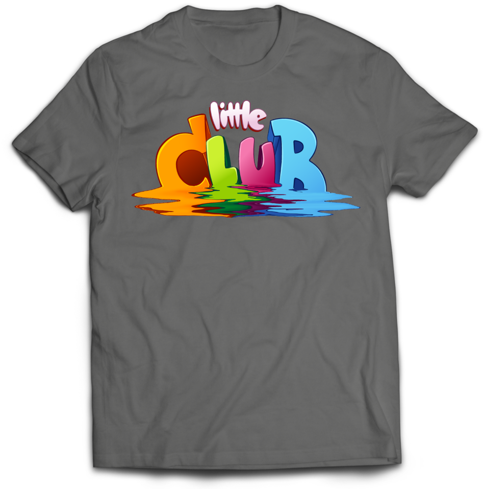 Little Club Melting Tee (1000x969), Png Download