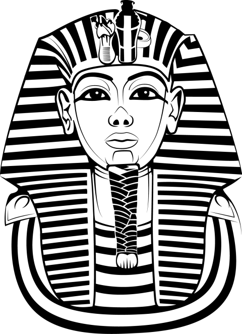 Free Png Pharaoh Png Images Transparent - Egypt Pharaohs Drawing (480x662), Png Download