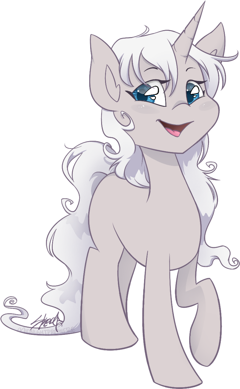 Midnightpremiere, Female, Mare, Oc, Oc - Cartoon (925x1413), Png Download