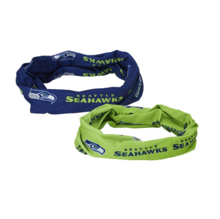 Seattle Seahawks Hair Tie Pony Tail Fan Stretch Wrap - Aminco Nfl Seattle Seahawks Fan Stretch Wrap Bracelet (640x426), Png Download