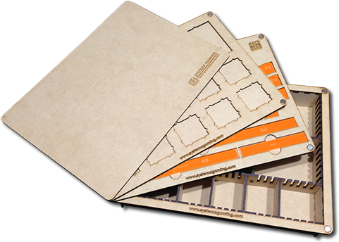 Com/x Wing Tournament Tray - Xwing Miniature Tournament Tray (500x350), Png Download