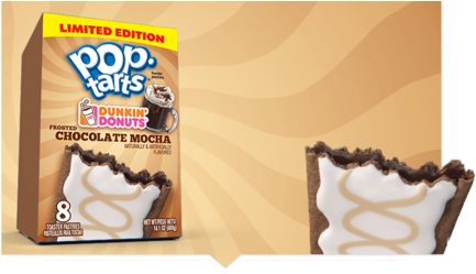 Kellogg's Pop-tarts Dunkin' Donuts Frosted Chocolate - Pop Tarts Jolly Rancher (480x251), Png Download