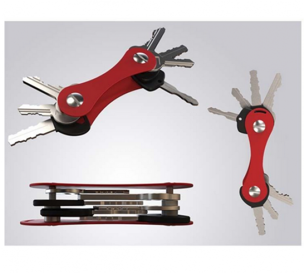 Edc Aluminum Hard Oxide Key Holder Organizer Clip Folder (600x860), Png Download