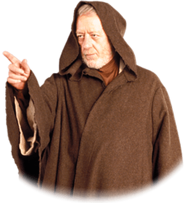 Transparent Star Wars Kenobi (400x400), Png Download