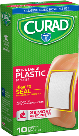 Curad Bandages (500x550), Png Download