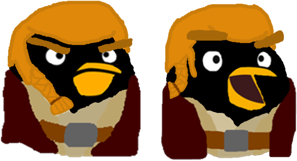 Padawan Obi Wan Kenobi Lineup - Angry Birds Star Wars Obi Wan Kenobi (640x412), Png Download