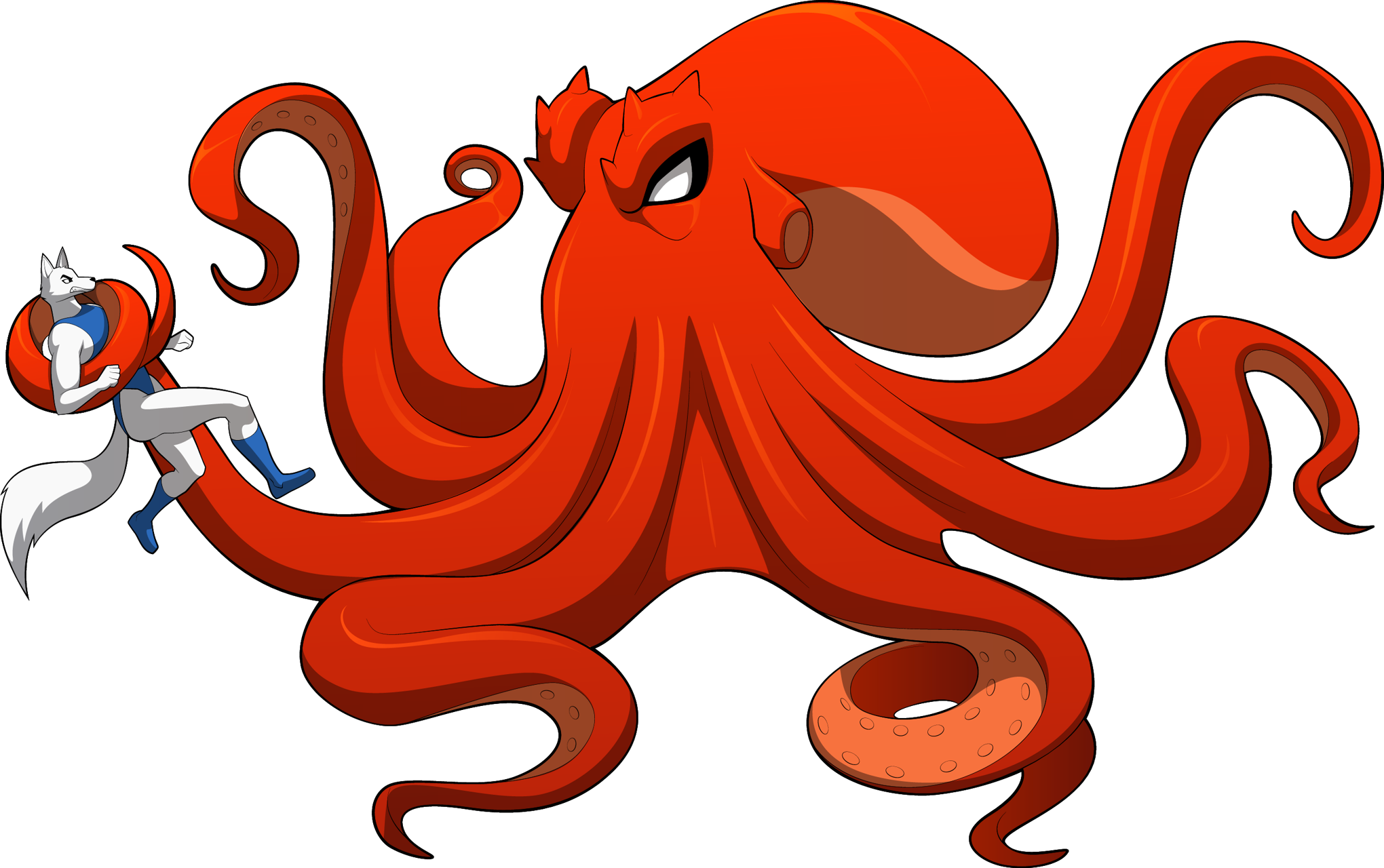 Octopus God - Kanaloa (2040x1280), Png Download