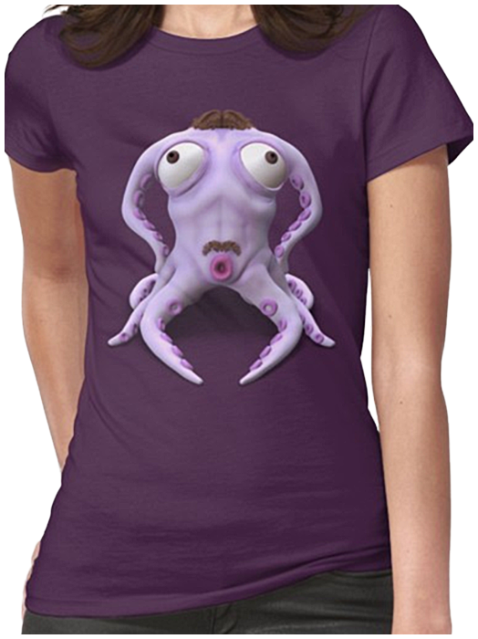 Octopus Womens-t (524x700), Png Download