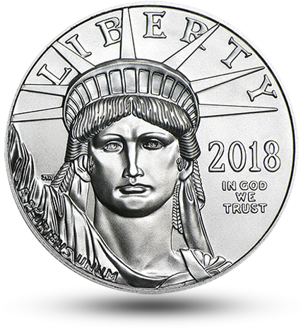 2018 $100 Platinum American Eagle - Platinum (480x620), Png Download