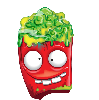 Rotten Apple Pie Artwork - Grossery Gang Rotten Apple Pie (414x440), Png Download
